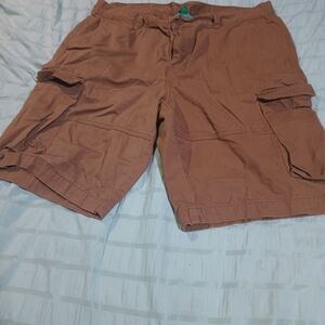 Men's Brown Cargo Shorts